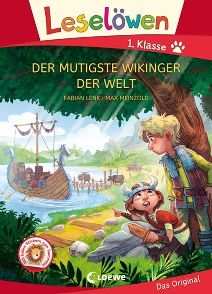 Bild von Lenk, Fabian: Leselöwen 1. Klasse - Der mutigste Wikinger der Welt (Großbuchstabenausgabe)
