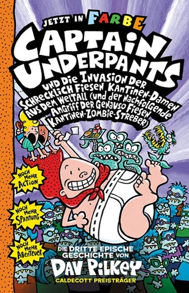 Bild von Pilkey, Dav: Captain Underpants Band 3 - Captain Underpants und die Invasion der schrecklich fiesen Kantinen-Damen