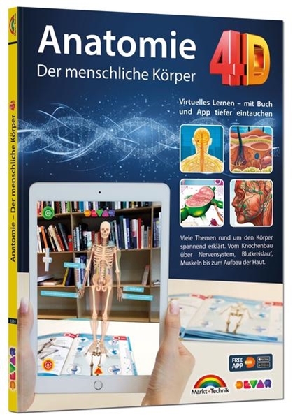 Bild von Markt+Technik Verlag GmbH: Anatomie 4D - der menschliche Körper mit APP zum virtuellen Rundgang