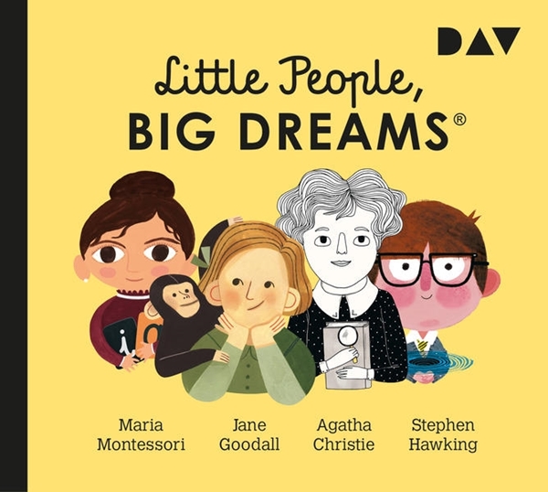 Bild von Sánchez Vegara, María Isabel : Little People, Big Dreams® - Teil 1: Maria Montessori, Jane Goodall, Agatha Christie, Stephen Hawking