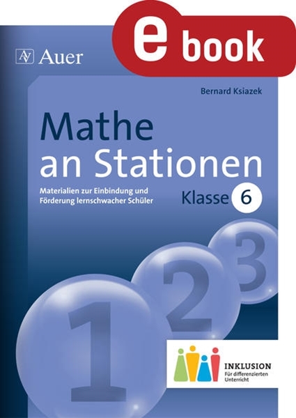 Bild von Ksiazek, Bernhard: Mathe an Stationen 6 Inklusion (eBook)