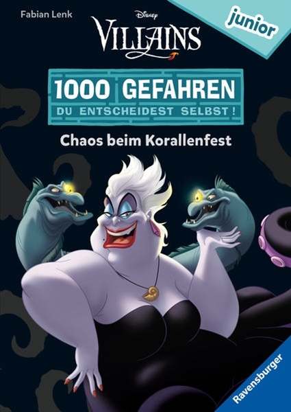 Bild von Lenk, Fabian: 1000 Gefahren junior - Disney Villains: Chaos beim Korallenfest