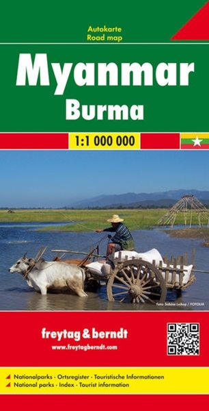 Bild von Freytag-Berndt und Artaria KG (Hrsg.): Myanmar - Burma, Autokarte 1:1.000.000. 1:1'000'000