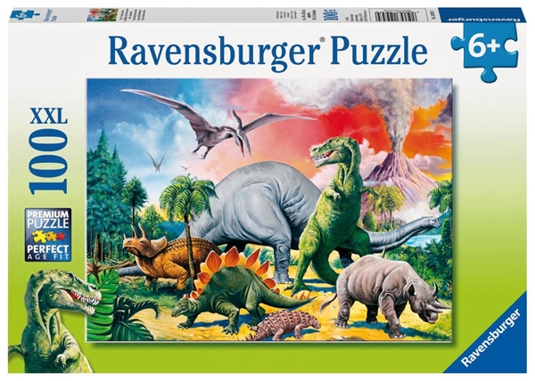Bild von Ravensburger Kinderpuzzle - 10957 Unter Dinosauriern - Dino-Puzzle für Kinder ab 6 Jahren, mit 100 Teilen im XXL-Format