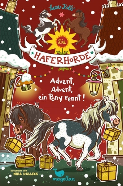 Bild von Kolb, Suza: Die Haferhorde - Advent, Advent, ein Pony rennt!