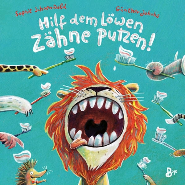 Bild von Schoenwald, Sophie: Hilf dem Löwen Zähne putzen! (Pappbilderbuch)
