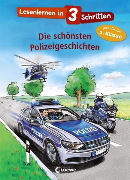 Bild von Loewe Erstlesebücher (Hrsg.): Lesenlernen in 3 Schritten - Die schönsten Polizeigeschichten