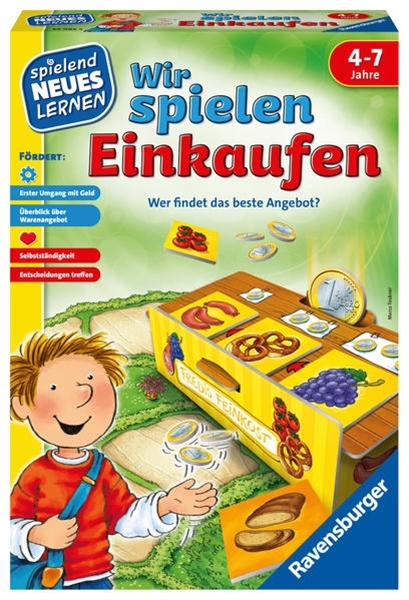 Bild von Teubner, Marco: Ravensburger 24985 - Wir spielen Einkaufen - Spielen und Lernen für Kinder, Lernspiel für Kinder ab 4-7 Jahren, Spielend Neues Lernen für 2-4 Spieler