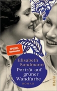 Bild von Sandmann, Elisabeth: Porträt auf grüner Wandfarbe
