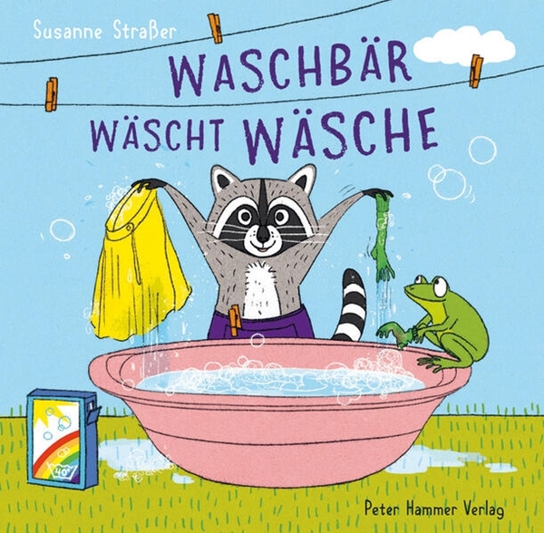 Bild von Straßer, Susanne: Waschbär wäscht Wäsche