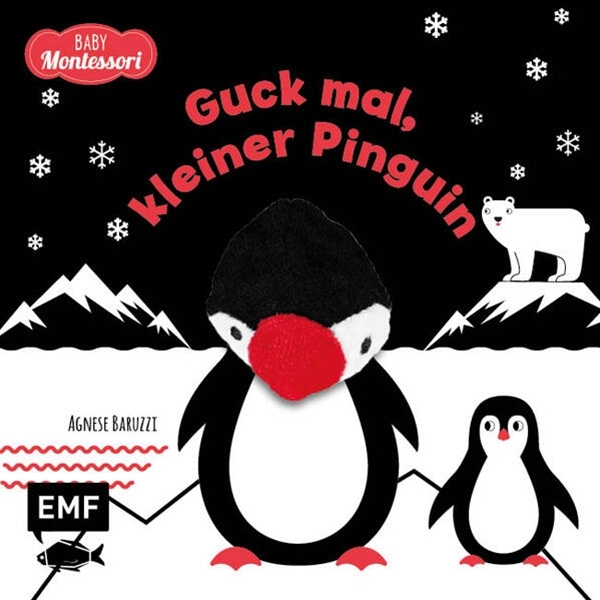 Bild von Baruzzi, Agnese (Illustr.): Kontrastbuch für Babys: Guck mal, kleiner Pinguin