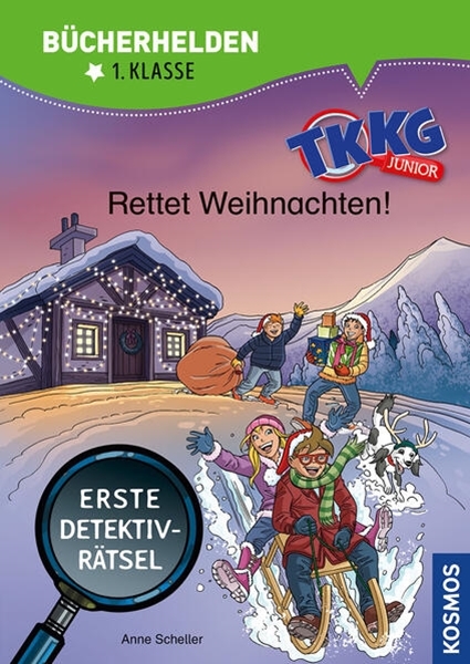 Bild von Scheller, Anne: TKKG Junior, Bücherhelden 1. Klasse, Rettet Weihnachten!